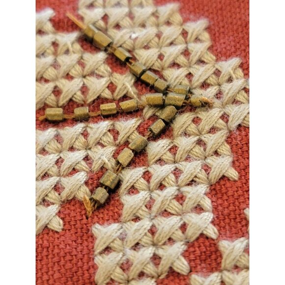 Pottery Barn Red & White Snowflake Pillow Cover Size 24”x 24” - Picture 10 of 15